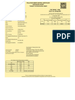 Pollution Under Control Certificate: Authorised By: RAJKOT Transport Commissionerate, Gujarat