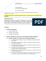 ETH MSC Mechanical Engineering Appendix