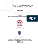 Grid Connected PV System Using Single and Three Phase Neutral Point Clamped MLI