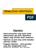 Pengujian Hipotesis