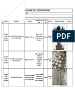 Qa-Qc Inspection / Observation Report: Municipal Market Complex, Bada Danda Puri