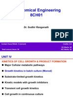 Lecture 23-Cell Growth Kinetics in Batch Culture