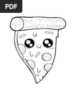 Pizza Coloring Pages