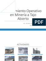 Planeamiento Operativo en Minería A Tajo Abierto