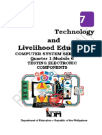 Technology and Livelihood Education: Computer System Servicing Quarter 1-Module 6
