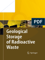 Roland Pusch (Auth.) - Geological Storage of Highly Radioactive Waste - Current Concepts and Plans For Radioactive Waste Disposal-Springer-Verlag Berlin Heidelberg (2008)