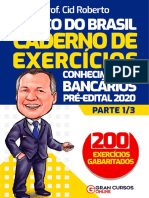 BB 2020 Caderno de Exercicios Conhecimentos Bancarios Cardeno 1 Pre Edital