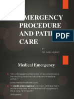 Emergency Procedures and Patient Care (8 Files Merged)