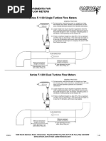 Straight Run Requirements For Insertion Turbine Flow Meters