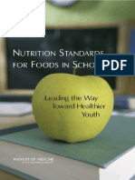 Nutrition Standards For Foods in Schools 2007