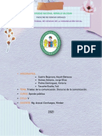 Monografía De, La Triada de La Comunicación. El Discurso de La Comunicación