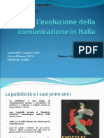 L'Evoluzione Dellacomunicazione in Italia