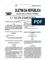 Lei n.º 10-2017, De 1 de Agosto Aprova o Estatuto Geral Dos Funcionários e Agentes Do Estado