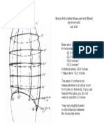 Marie Antoinette Measurement Sheet PDF