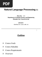 Natural Language Processing: Zhao Hai 赵海 Department of Computer Science and Engineering Shanghai Jiao Tong University