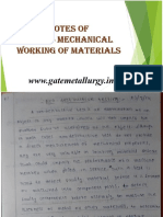 NDT and Mechanical Working of Materials