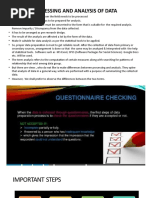 Unit V Proessing & analysis