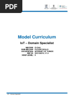 Model Curriculum: Iot - Domain Specialist