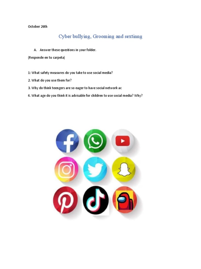 Grooming Cyberbullying Questionnaire PDF