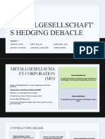 Group 7 - Metallgesellschaft's Hedging Debacle
