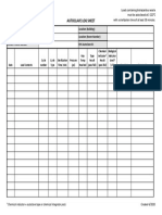 10autoclave Log Sheet