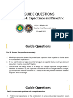 Module 4 - Capacitance and Dielectric Guide Questions