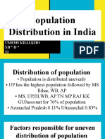 Population Distribution in India