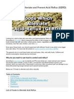 19 Foods Which Alleviate and Prevent Acid Reflux (GERD)