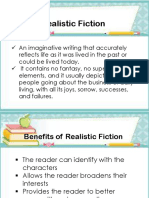 Realistic Fiction: It Contains No Fantasy, No Supernatural