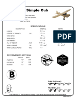 FT Simple Cub: Specifications