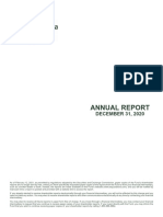 December 31st, 2020 - Annual Report