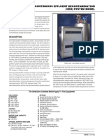 Continuous Effluent Decontamination (Ced) System Model: Application