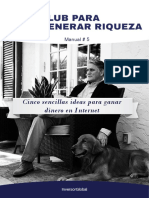 Manual 5 Cinco Sencillas Ideas para Ganar Dinero en Internet