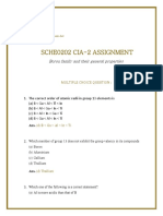 Sche0202 Cia-2 Assignment: Gracy Debbarma 088 202492 Lsc-Chem-Bot