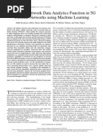 Intelligent Network Data Analytics Function in 5G Cellular Networks Using Machine Learning