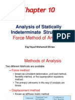 Analysis of Statically Indeterminate Structures