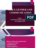Bab x Gender and Communication