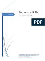 Dictionary Skills: How To Use A Dictionary