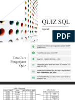 SQL QUIZ