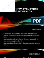 Community Structure and Dynamics