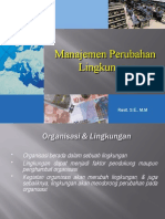 Manajemen Perubahan Lingkungan