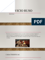 Servicio ruso: protocolo y características del estilo elegante de servir comida