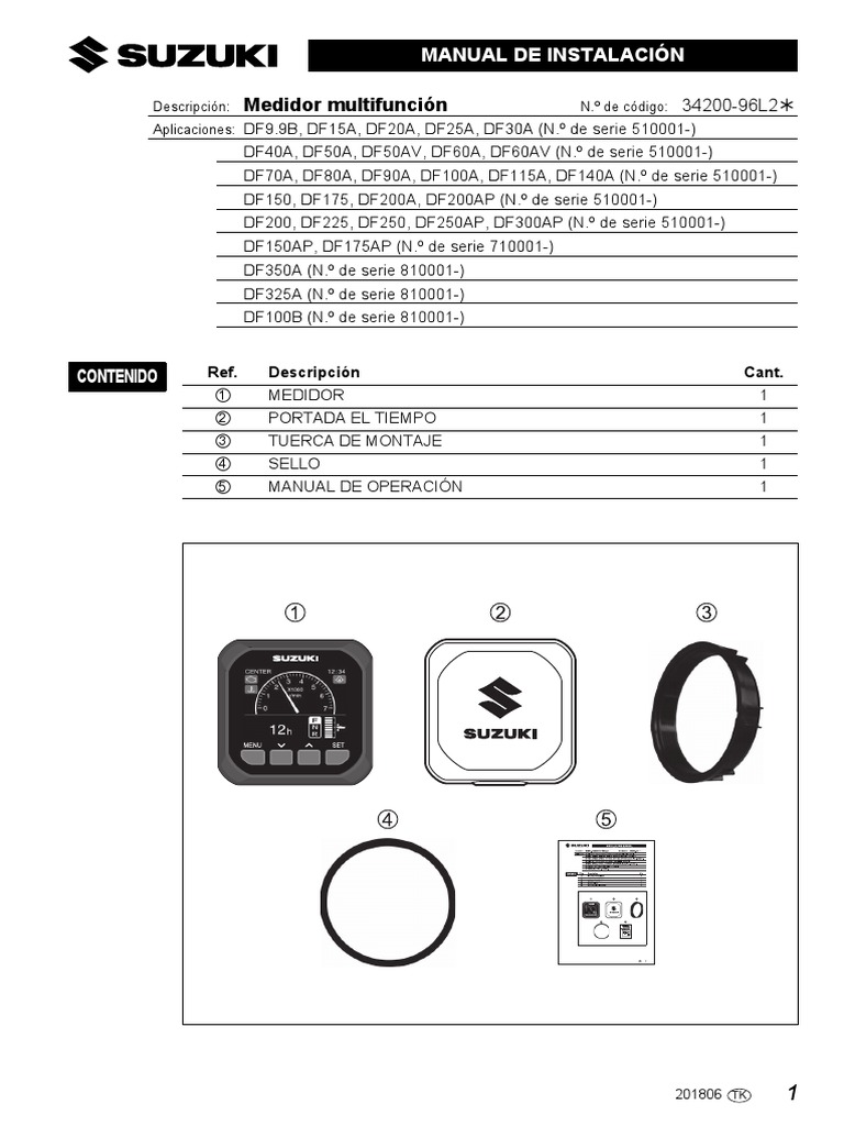 MFG - Installation - Manual - Ver.1.220 - 1.240 - 201806 (SP) | PDF ...