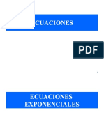 Ecuaciones Exponenciales