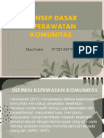 Konsep Dasar Keperawatan Komunitas