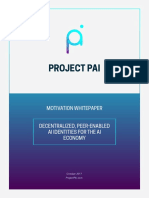 Project Pai: Motivation Whitepaper