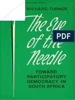 (Richard Turner) The Eye of The Needle - Towards Participatory Democracy in South Africa