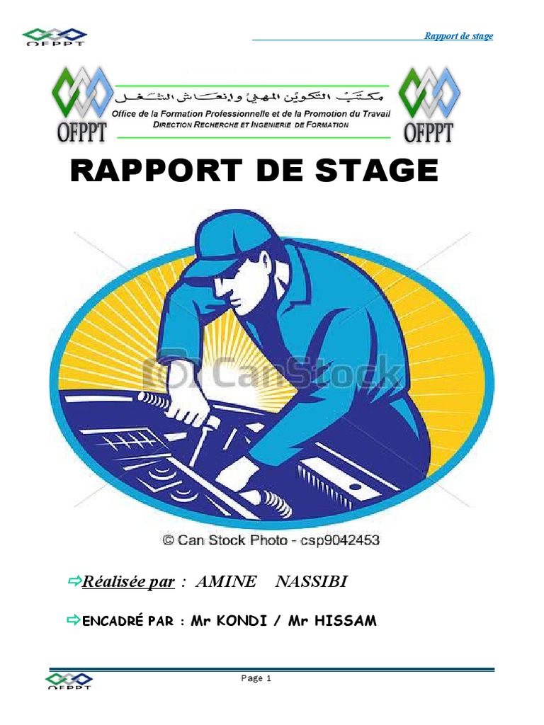 Rapport De Stage Mecanique Automobile Dans Un Garage Pdf