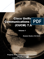 Cisco Unified Communications Manager 7.X Vol 1 V10.12.23