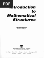 Steven Galovich - Introduction To Mathematical Structures-Harcourt Brace Jovanovich (1989)